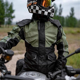 Ensemble veste et pantalon de pluie moto réfléchissants - LE PRATIQUE DU MOTARD