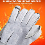 Gants Chauffants hiver Étanches et Tactiles | BIKIN™ HeatGloves - LE PRATIQUE DU MOTARD