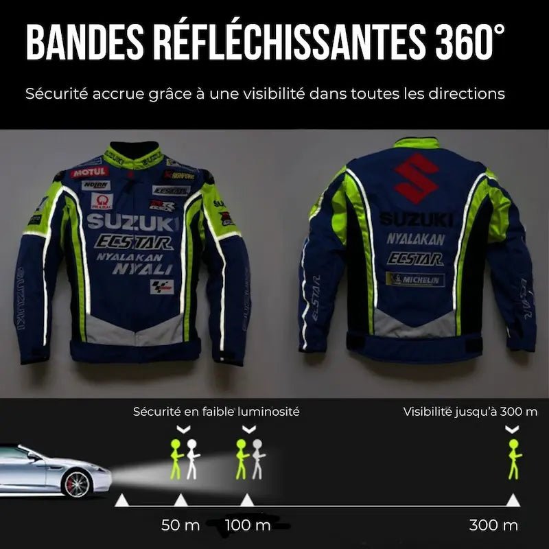 Blouson moto été | Suzuki ECSTAR - LE PRATIQUE DU MOTARD