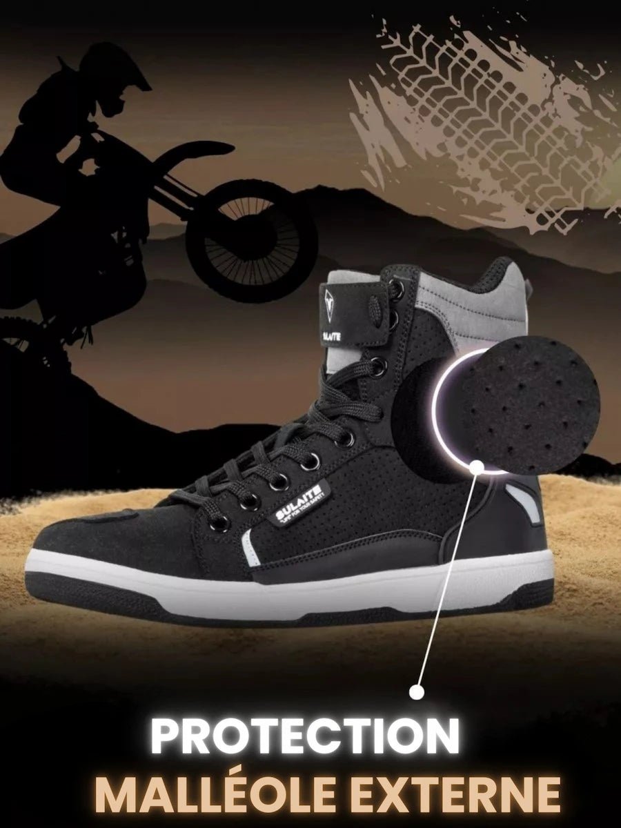 Chaussure montante moto | City Rider™ - LE PRATIQUE DU MOTARD