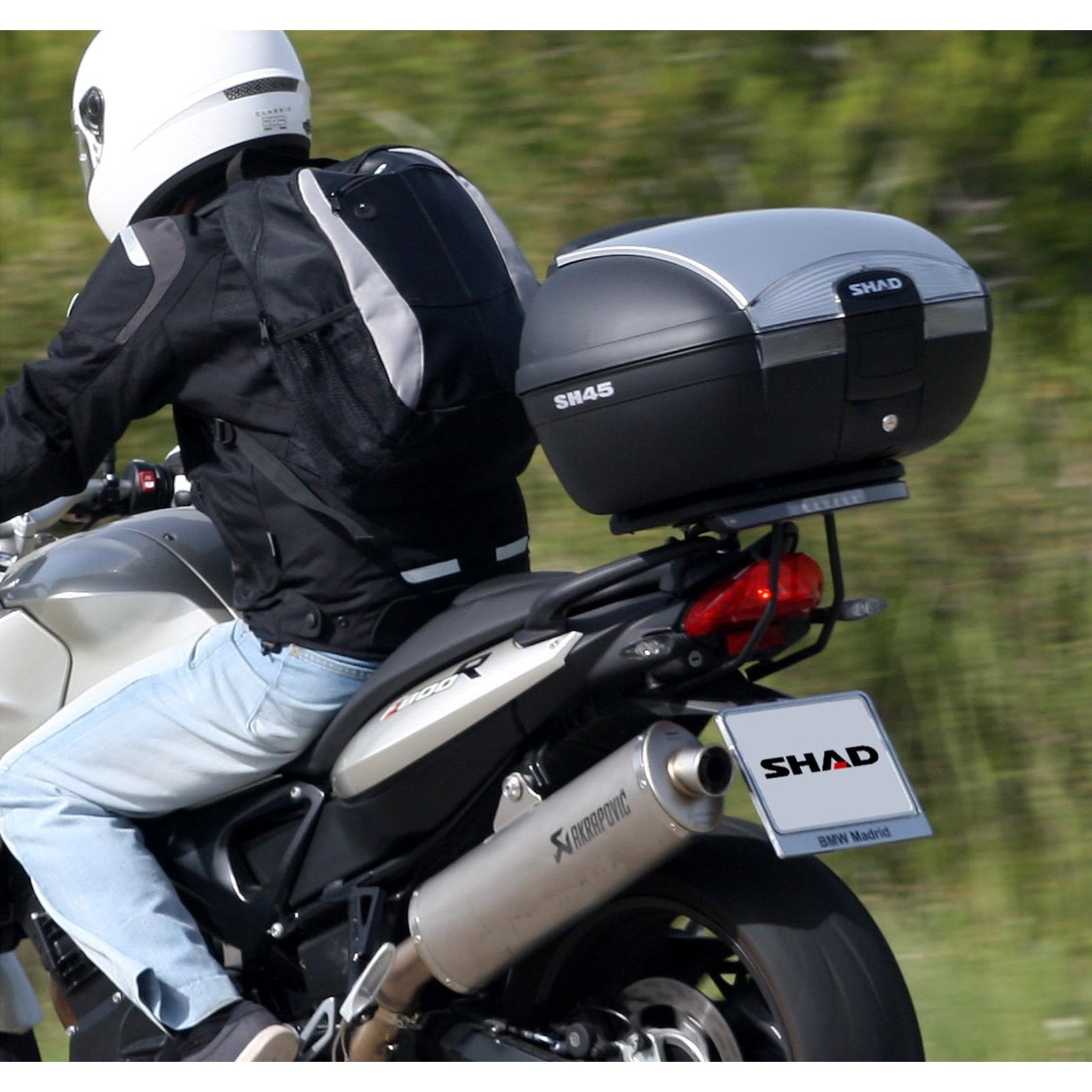 Top Case SHAD SH45 — Top Case Moto 45L Grand Tourisme - LE PRATIQUE DU MOTARD