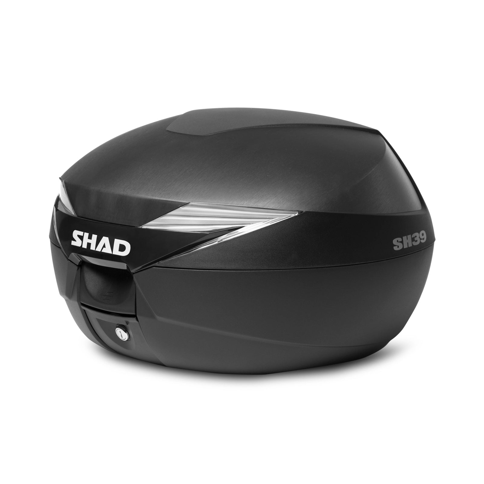 Top Case SHAD SH39 Noir — Top Case Moto 39L Press Lock - LE PRATIQUE DU MOTARD