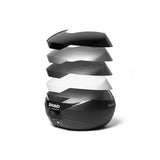 Top Case SHAD SH39 Noir — Top Case Moto 39L Press Lock - LE PRATIQUE DU MOTARD