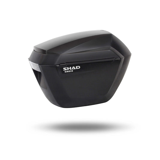 Valises Latérales SHAD SH23 Noir — Set Sacoches Moto 2×23L 3P System - LE PRATIQUE DU MOTARD
