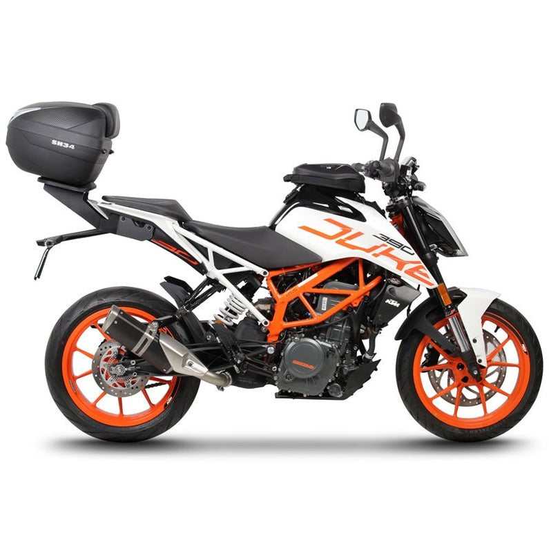 Fixation pour Top Case KTM Duke 125/390 - LE PRATIQUE DU MOTARD