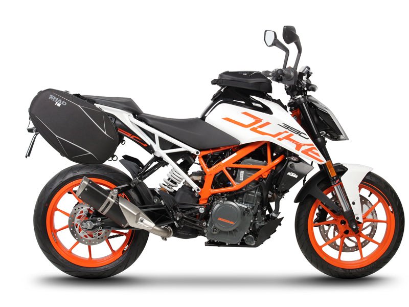 Fixation Se pour Sacoches KTM Duke 125/390 - LE PRATIQUE DU MOTARD