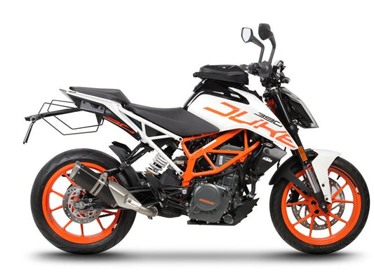 Fixation Se pour Sacoches KTM Duke 125/390 - LE PRATIQUE DU MOTARD