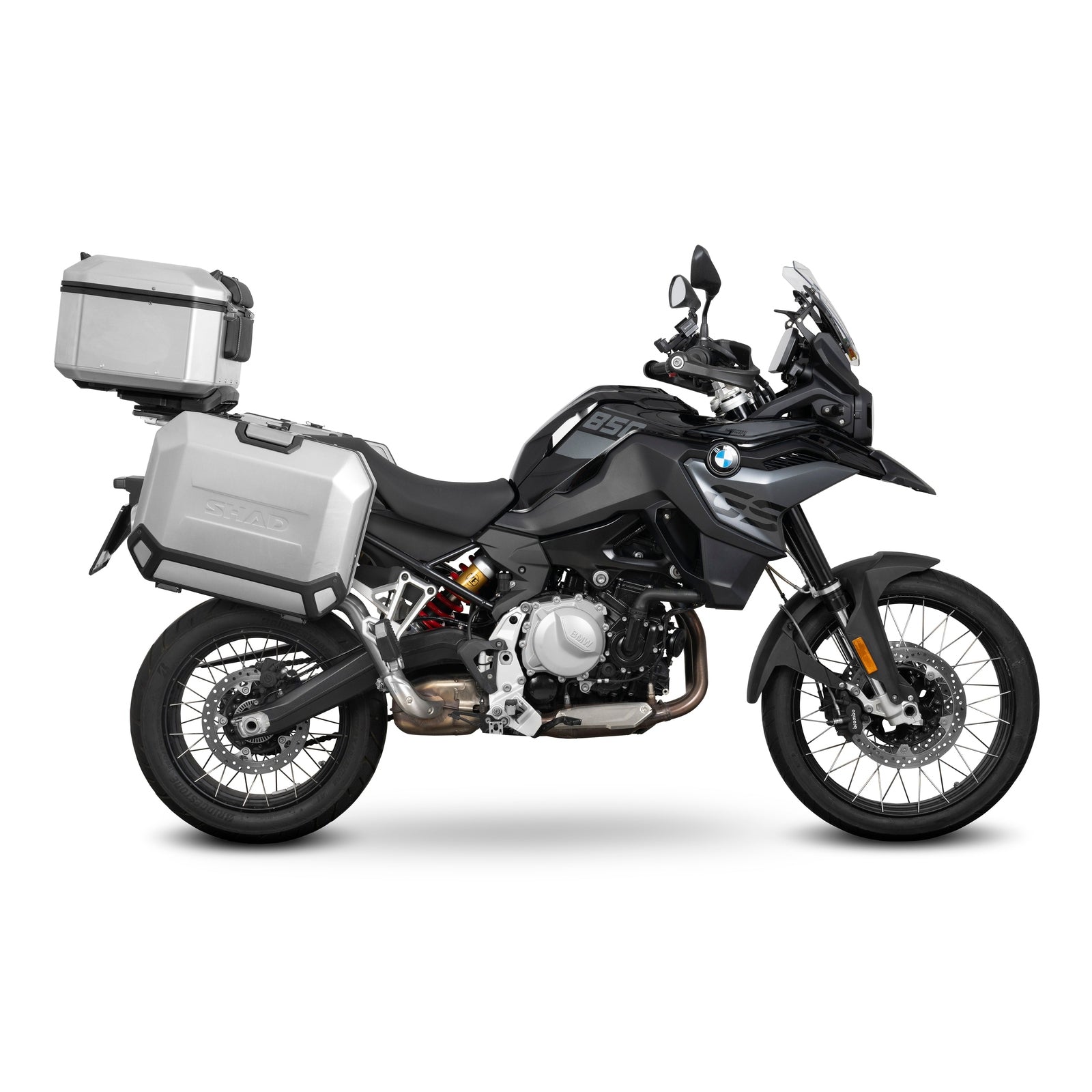 Fixation pour Top Case BMW F750GS/F850GS Compatible avec la Platine Porte - bagages en Aluminium Oem BMW - LE PRATIQUE DU MOTARD