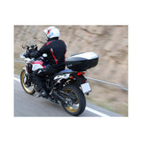 Top Case SHAD SH59X Aluminium — Top Case Extensible 59 - 68L Alu - LE PRATIQUE DU MOTARD