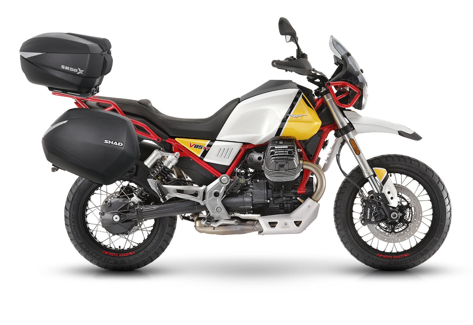 Fixation pour Top Case Motoguzzi V85 Tt - LE PRATIQUE DU MOTARD