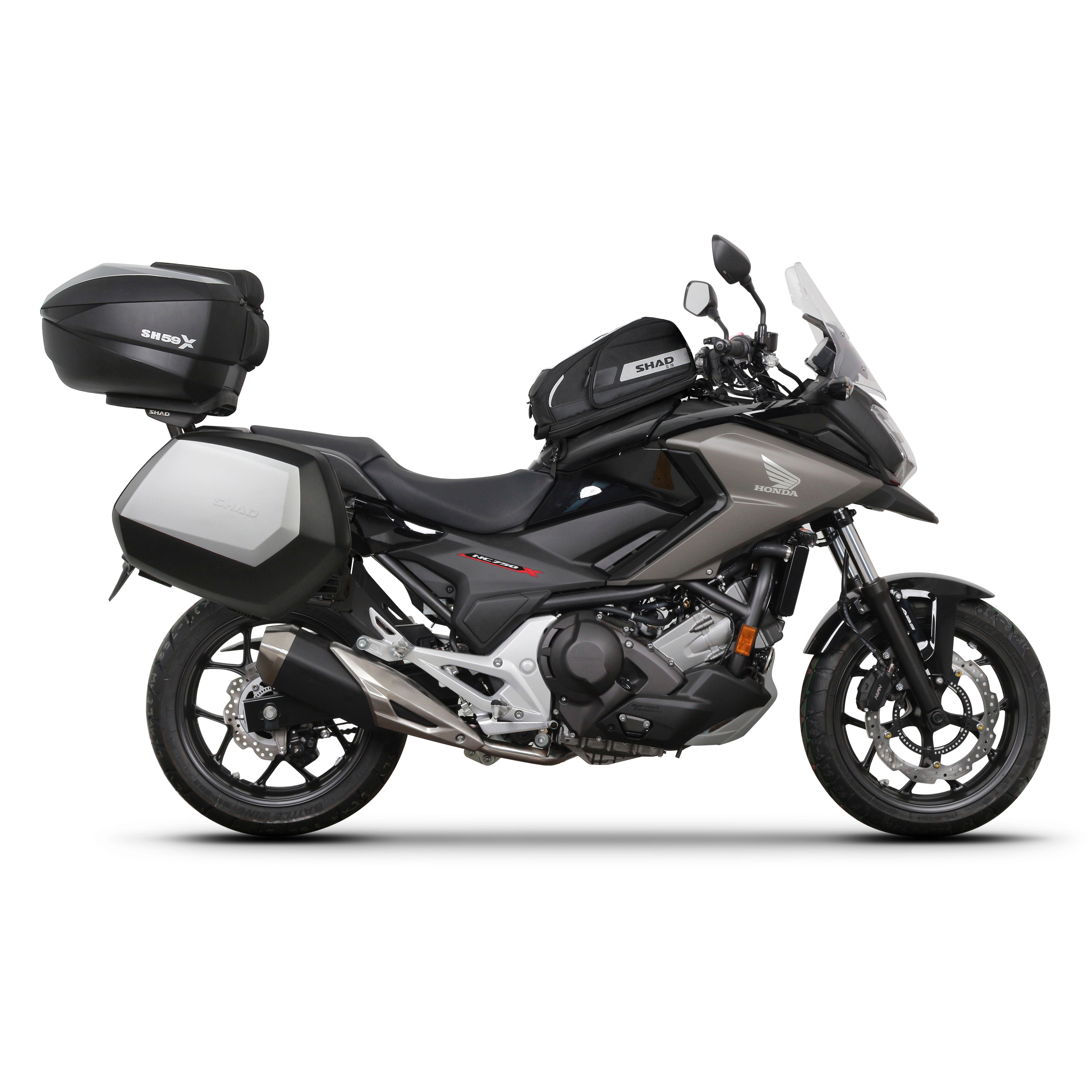 4P System Fixation Latérale Honda Nc 750X - LE PRATIQUE DU MOTARD