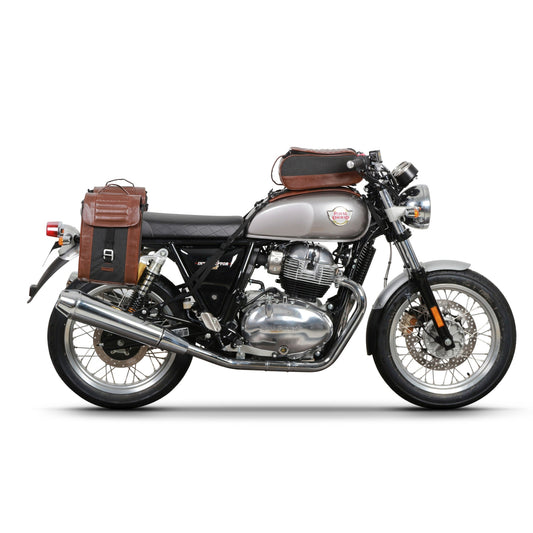 Fixation SR pour Sacoches Royal Enfield Interceptor 650 - LE PRATIQUE DU MOTARD