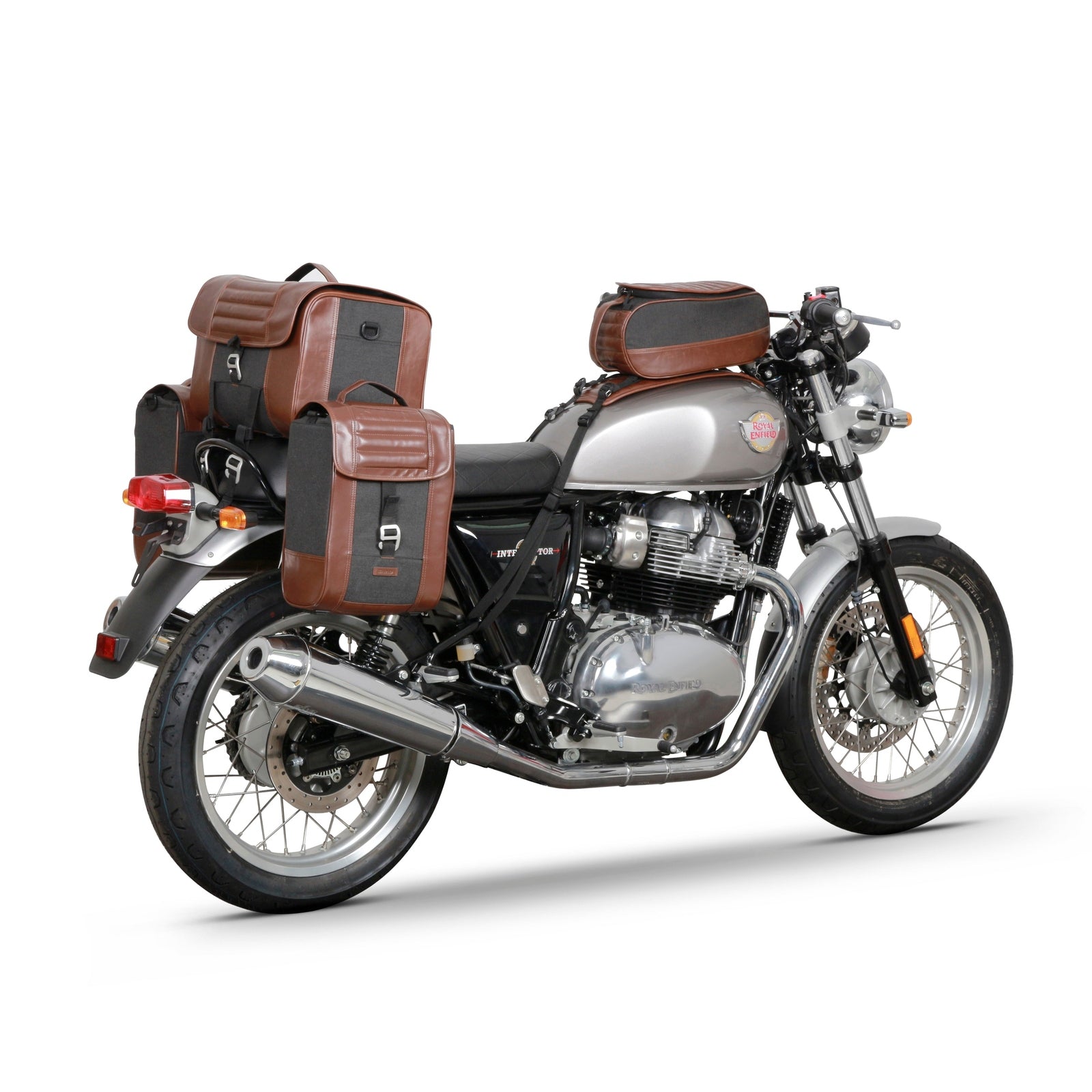 Fixation SR pour Sacoches Royal Enfield Interceptor 650 - LE PRATIQUE DU MOTARD