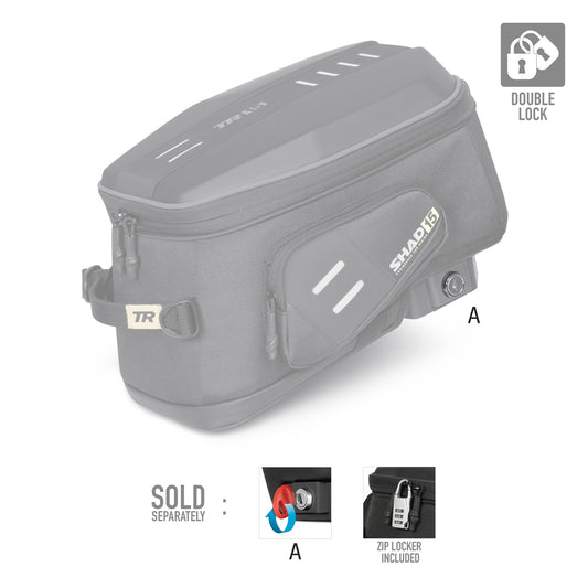 Sacoche Réservoir SHAD Terra TR15C — Sacoche Adventure 15L - LE PRATIQUE DU MOTARD
