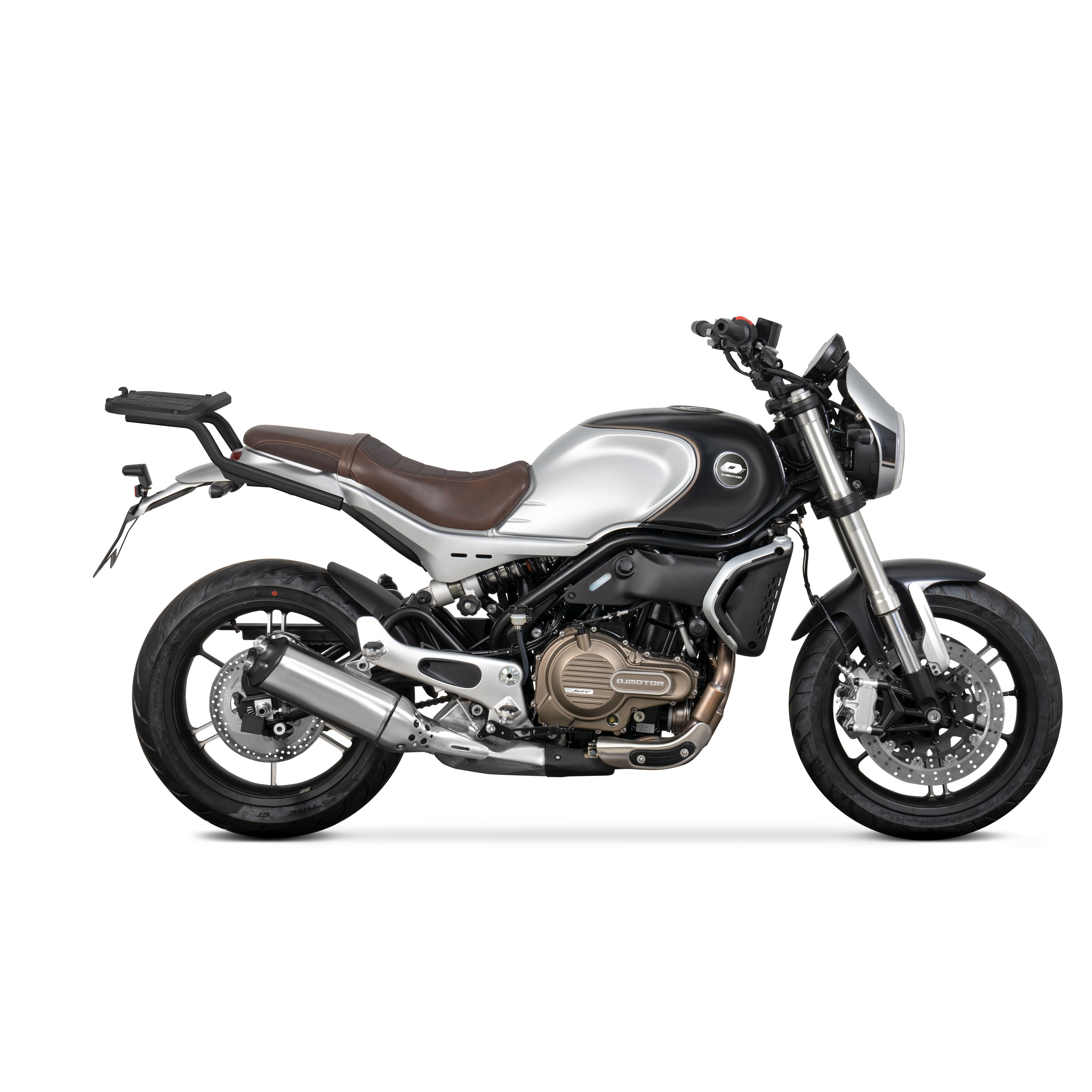 Fixation pour Top Case Qj Motor SRV550 - LE PRATIQUE DU MOTARD