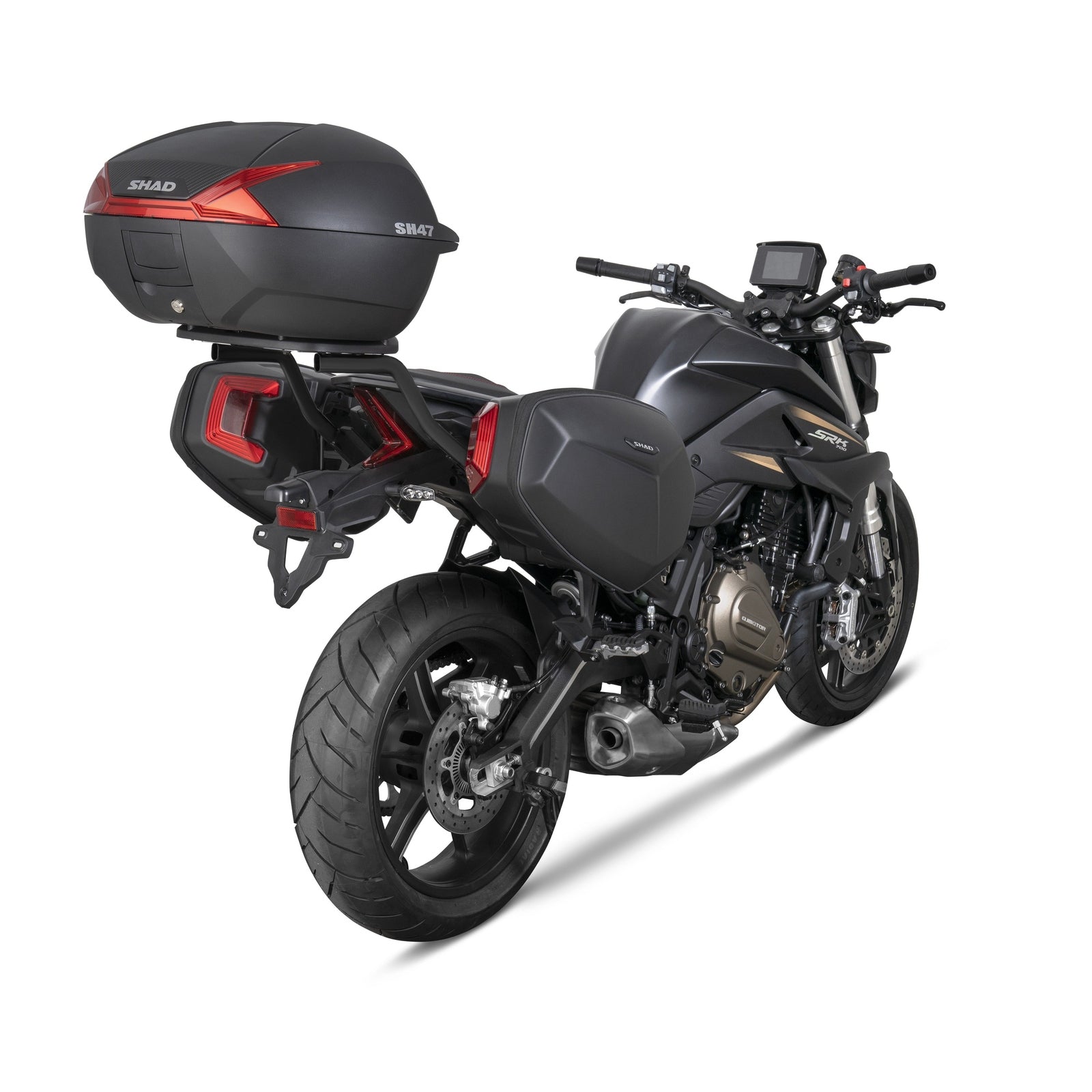 Fixation SR pour Sacoches Moto Qj Motor Srk 700 - LE PRATIQUE DU MOTARD