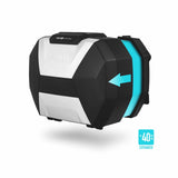 Valises Latérales SHAD SH38X Aluminium — Set Extensibles 2×38L→45L Alu - LE PRATIQUE DU MOTARD