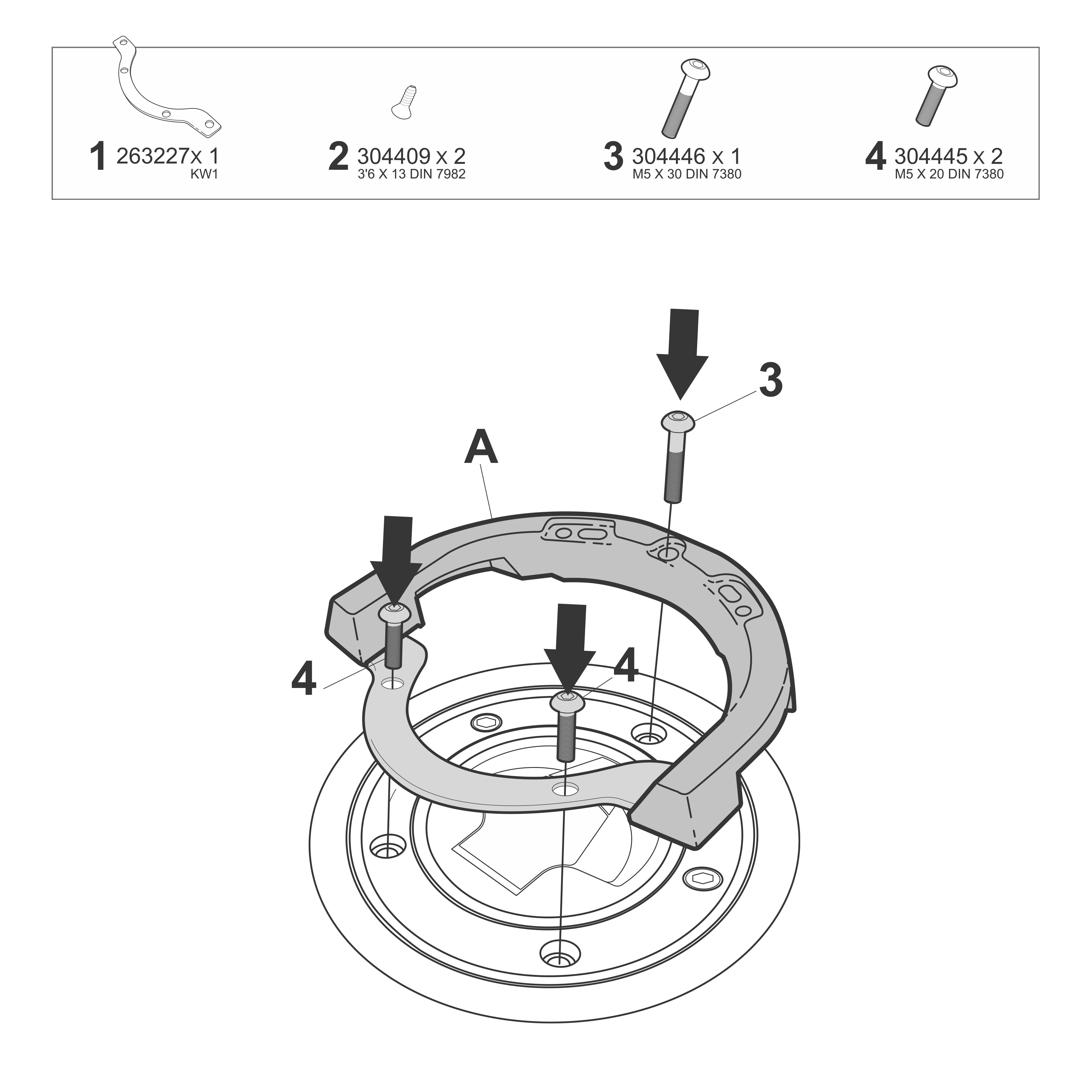 Fixation de Sacoche de Réservoir Click System Kawasaki / KTM - LE PRATIQUE DU MOTARD