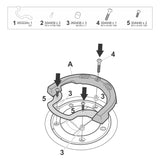 Fixation de Sacoche de Réservoir Click System Suzuki - LE PRATIQUE DU MOTARD