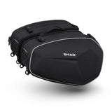 Sacoches Extensibles SHAD E48 — Paire Sacoches Moto 2×28 - 48L - LE PRATIQUE DU MOTARD