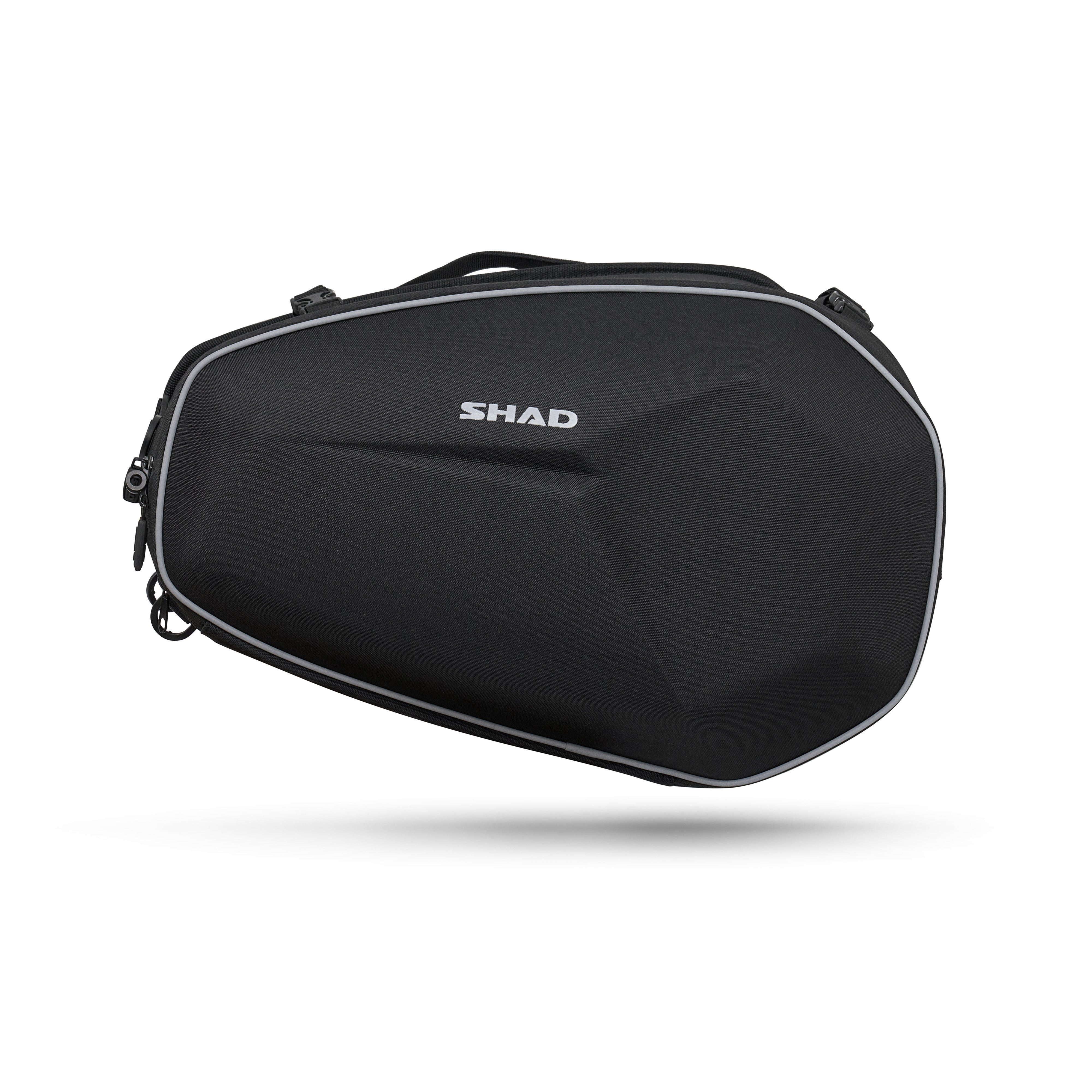 Sacoches Extensibles SHAD E48 — Paire Sacoches Moto 2×28 - 48L - LE PRATIQUE DU MOTARD