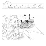 Fixation de Sacoche de Réservoir Click System Yamaha Tenere 700 World Rally / World Raid - LE PRATIQUE DU MOTARD