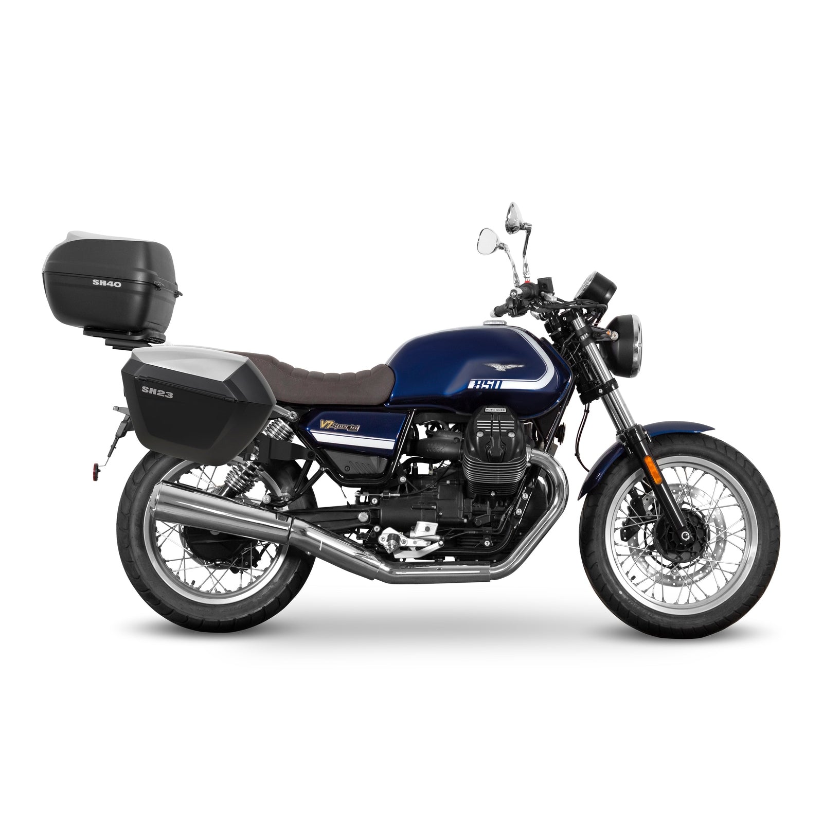 Fixation pour Top Case Moto Guzzi V7 Special / V7 Stone / V7 Stone Corsa / V7 Special Edition / V7 Stone Ten - LE PRATIQUE DU MOTARD