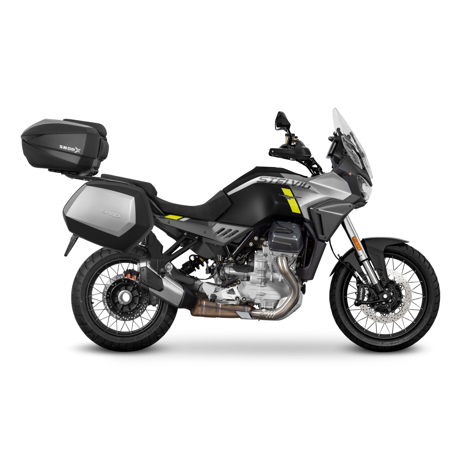 Fixation pour Top Case Moto Guzzi Stelvio 1000 - LE PRATIQUE DU MOTARD