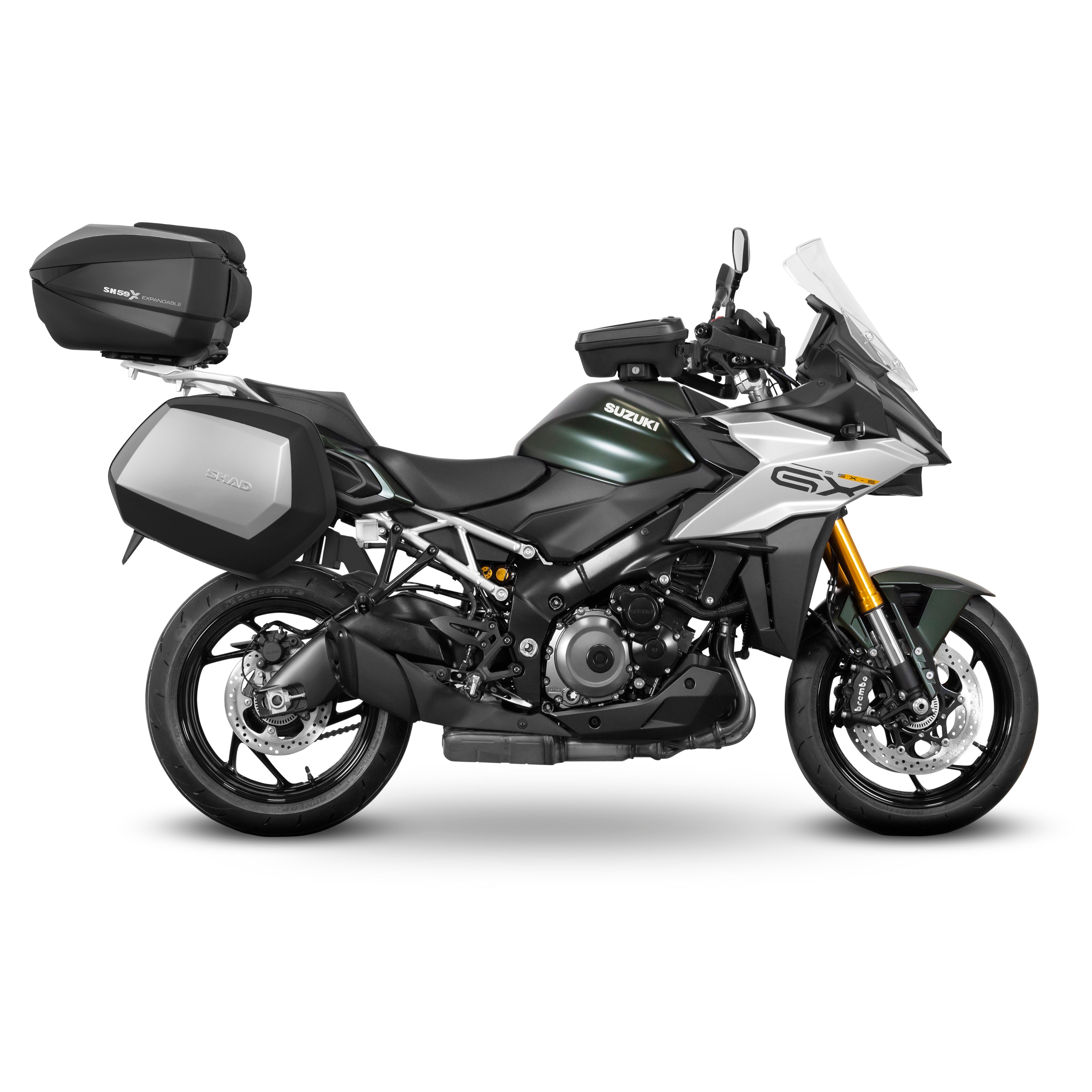 3P System Fixation Latérale Suzuki Gsx - s1000gx - LE PRATIQUE DU MOTARD