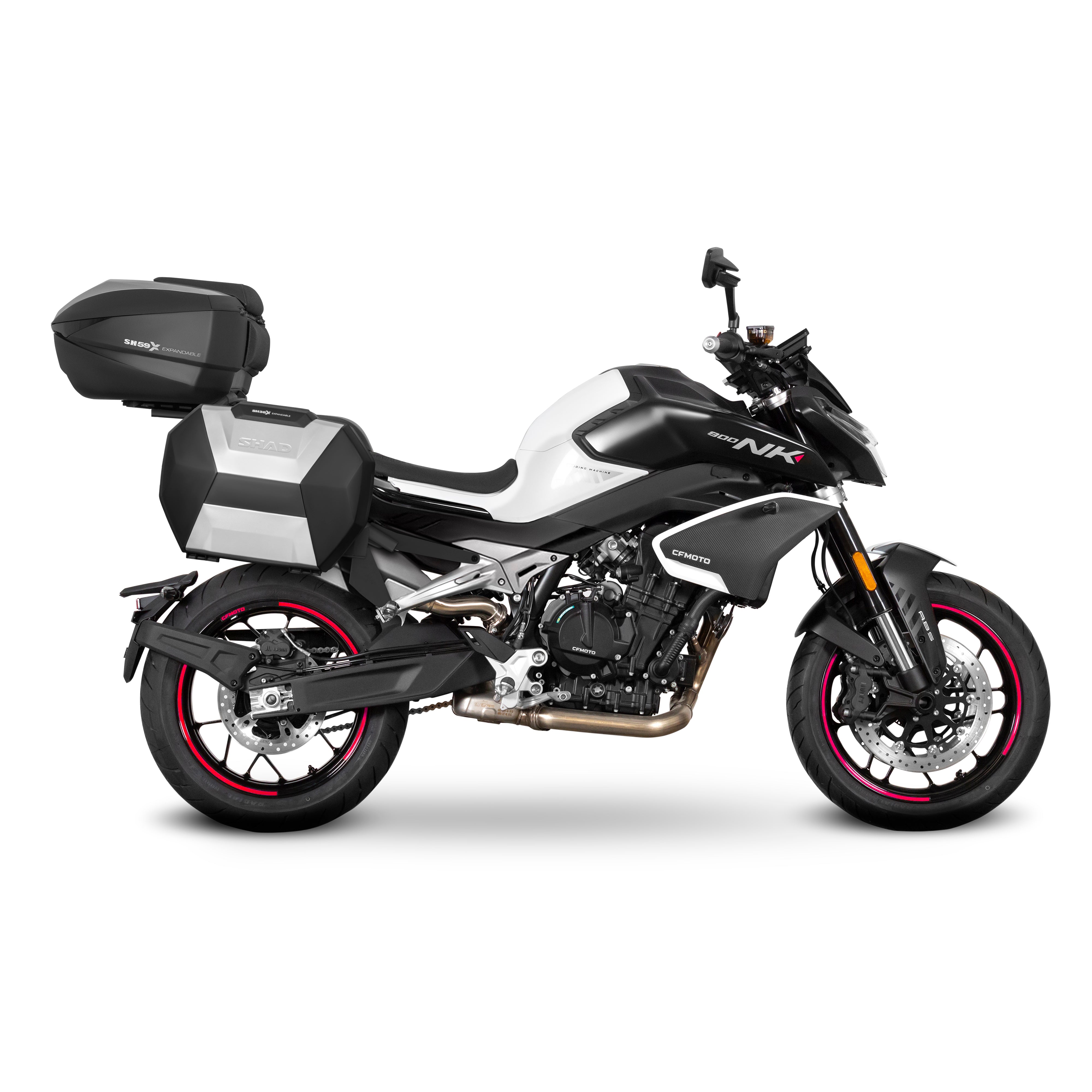 3P System Fixation Latérale Cf Moto 800 NK/SPORT/ADVANCED - LE PRATIQUE DU MOTARD