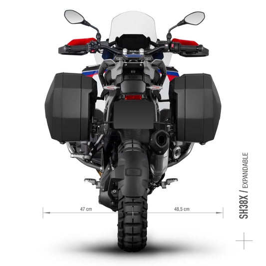 3P System Fixation Latérale BMW R1300gs Adventure - LE PRATIQUE DU MOTARD