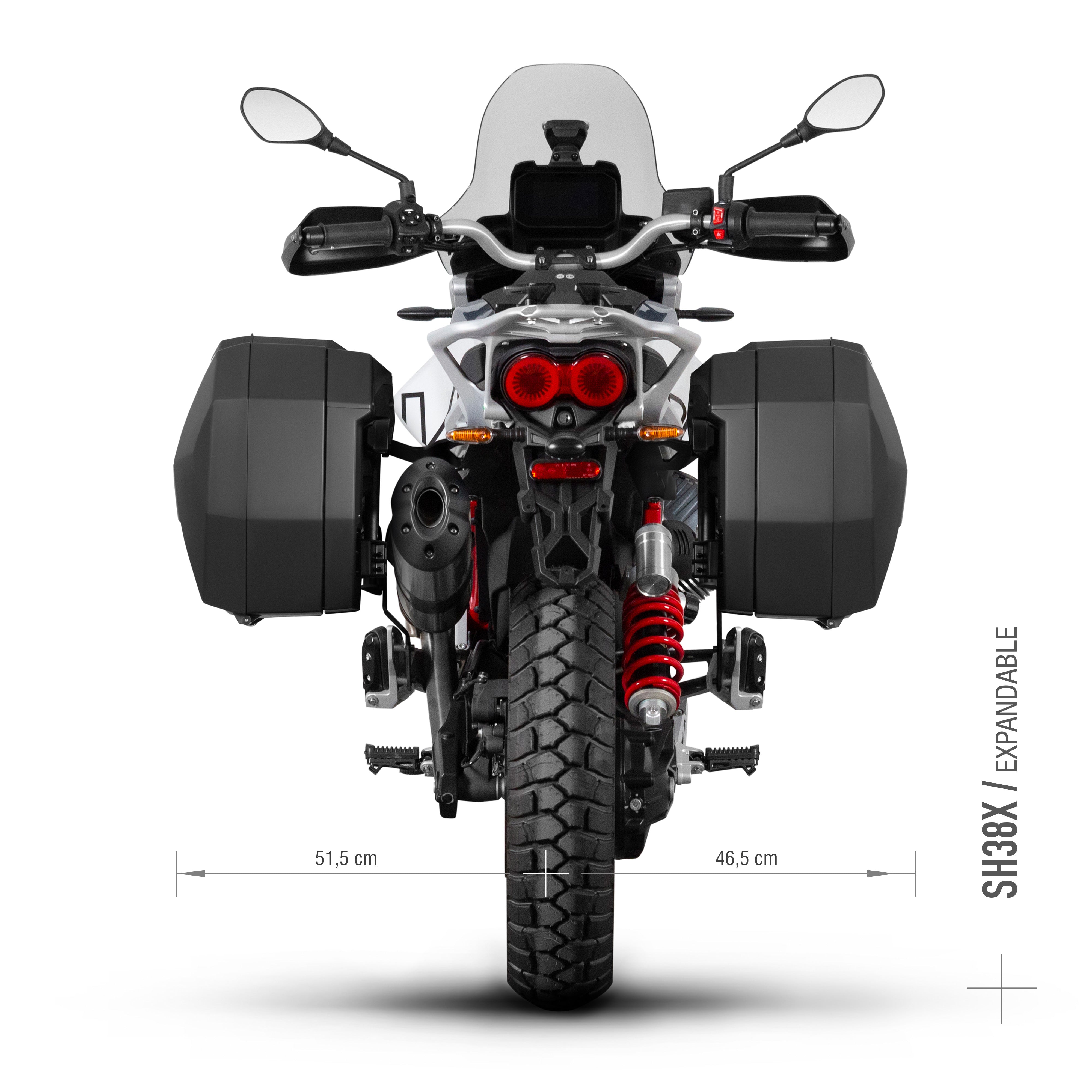 3P System Fixation Latérale Moto Guzzi V85 TT/ V85 Tt Travel - LE PRATIQUE DU MOTARD