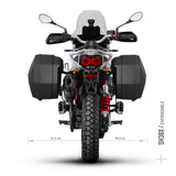 3P System Fixation Latérale Moto Guzzi V85 TT/ V85 Tt Travel - LE PRATIQUE DU MOTARD