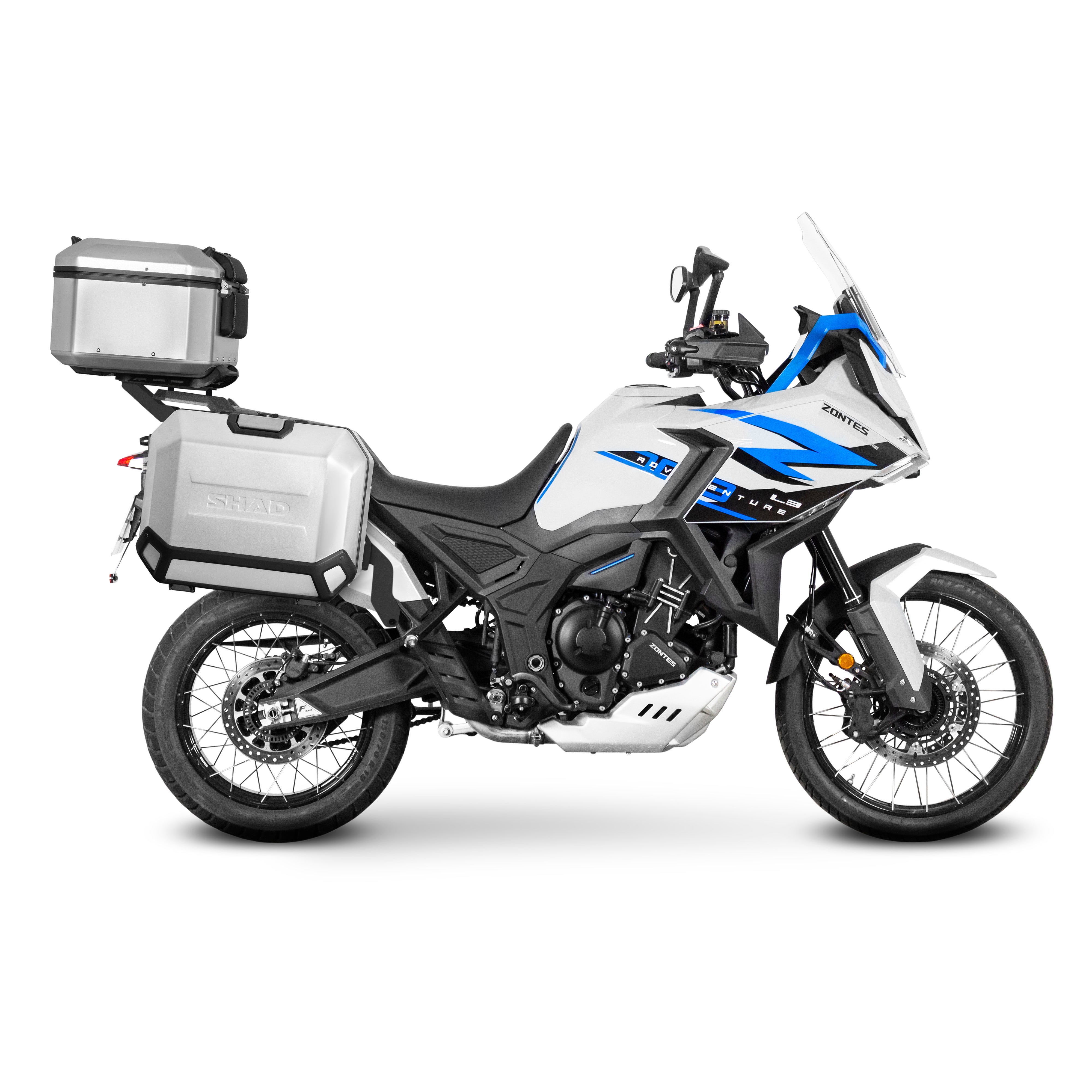 4P System Fixation Latérale Zontes F703 - LE PRATIQUE DU MOTARD