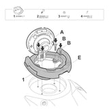 Fixation de Sacoche de Réservoir Click System BMW - LE PRATIQUE DU MOTARD