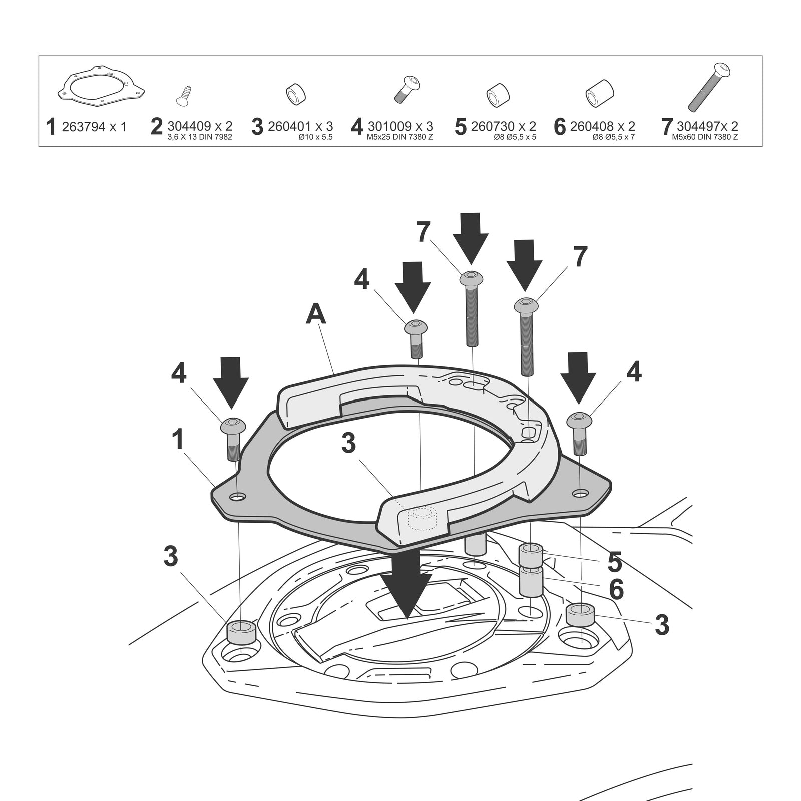 Fixation Click System BMW R1300R/RS - LE PRATIQUE DU MOTARD