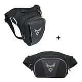Sacoche de jambe  +  Sac banane motard multifonction