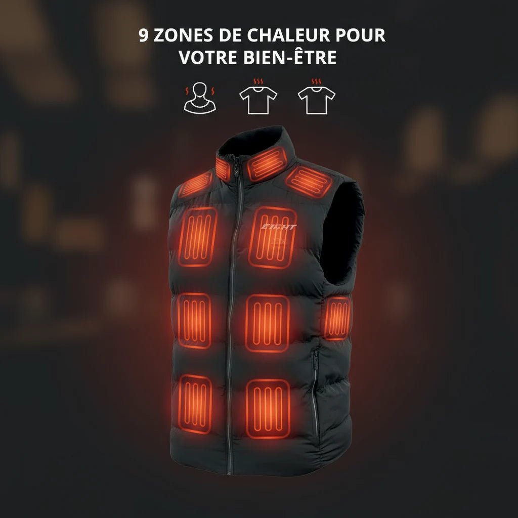 Gilet Chauffant moto MAGMA™ - Confort Extrême - LE PRATIQUE DU MOTARD