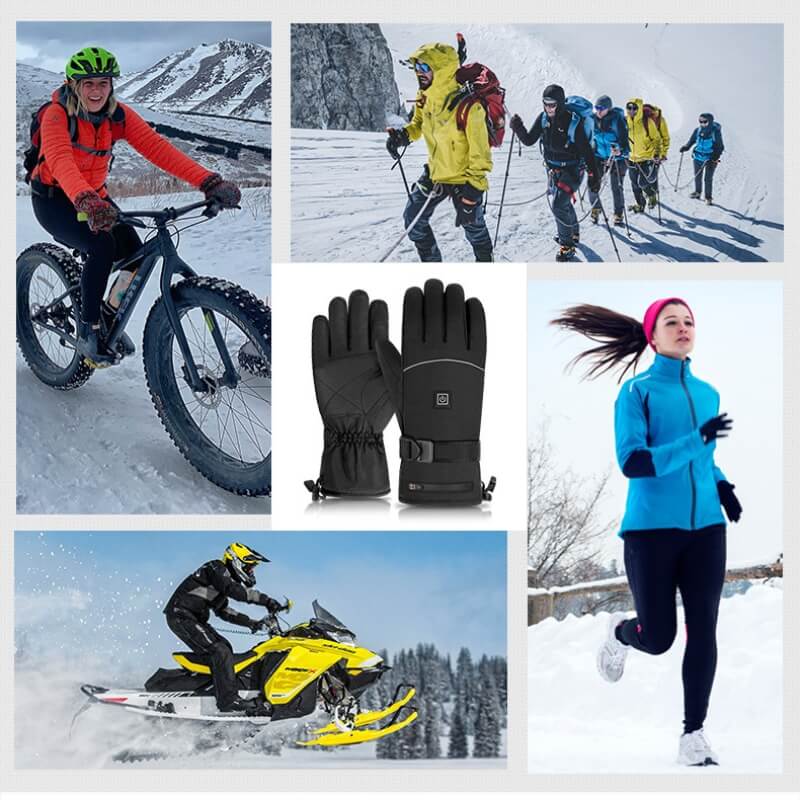 Gants Chauffants hiver Étanches et Tactiles | BIKIN™ HeatGloves - LE PRATIQUE DU MOTARD
