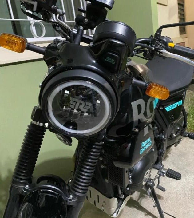 Phare LED moto Royal Enfield - LE PRATIQUE DU MOTARD