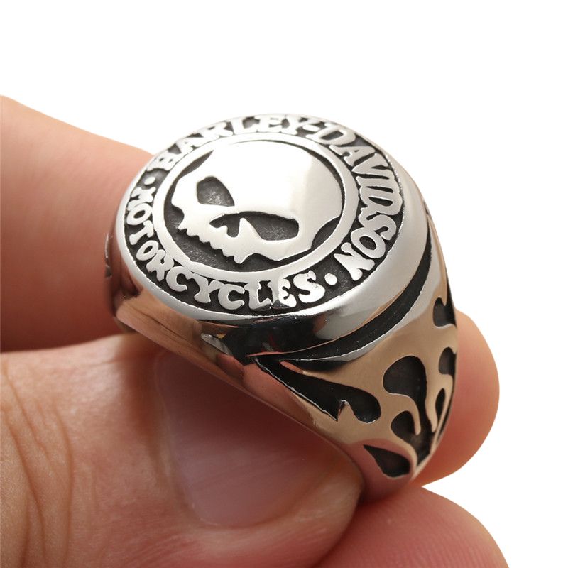 Bague Biker Harley - SkullHD™ - LE PRATIQUE DU MOTARD