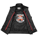Gilet Cuir Biker — 6 Poches, Fermetures YKK | 100% Cuir Vachette | Urban Rider™ - LE PRATIQUE DU MOTARD