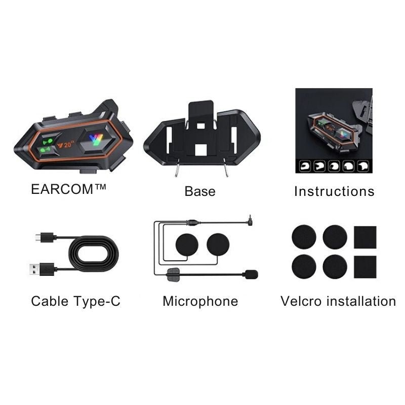 EARCOM™ | Kit bluetooth casque moto à PrixBas - LE PRATIQUE DU MOTARD