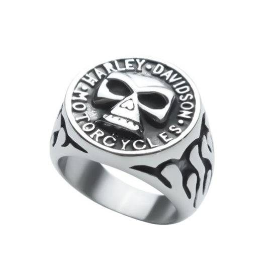 Biker ring 1% 1st (Silver)