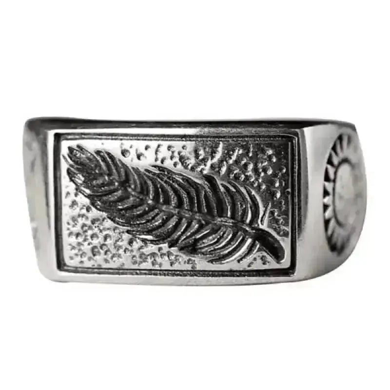 Bague motard - Plume (Argent) - LE PRATIQUE DU MOTARD