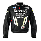 Blouson Moto Été | Suzuki Racing Team Noir – Édition MotoGP - LE PRATIQUE DU MOTARD
