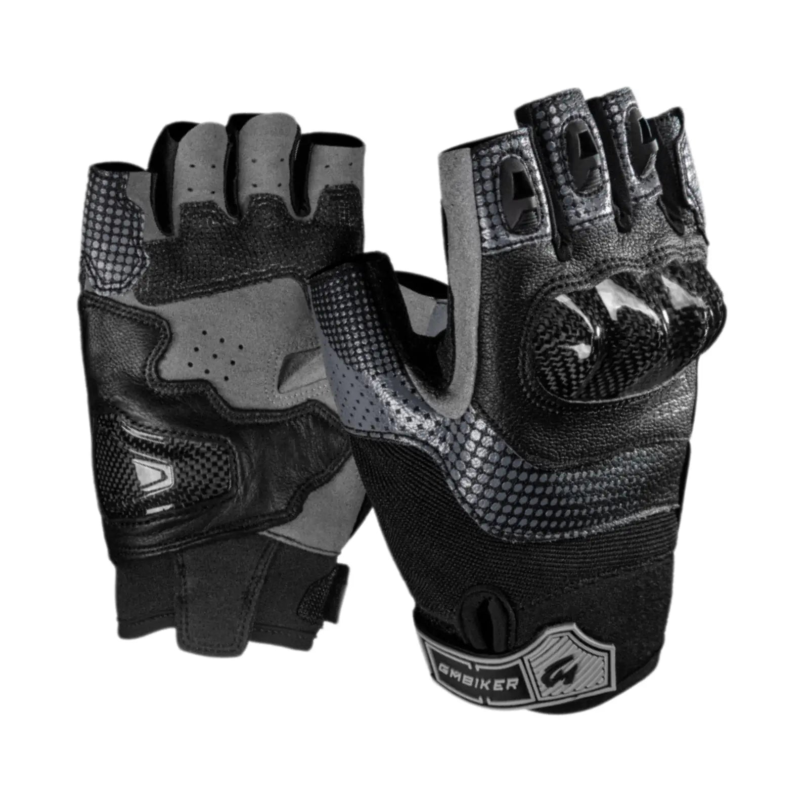 Gants Moto Mitaine Gmbiker | Coque Carbone 3D & Grip Pro - LE PRATIQUE DU MOTARD
