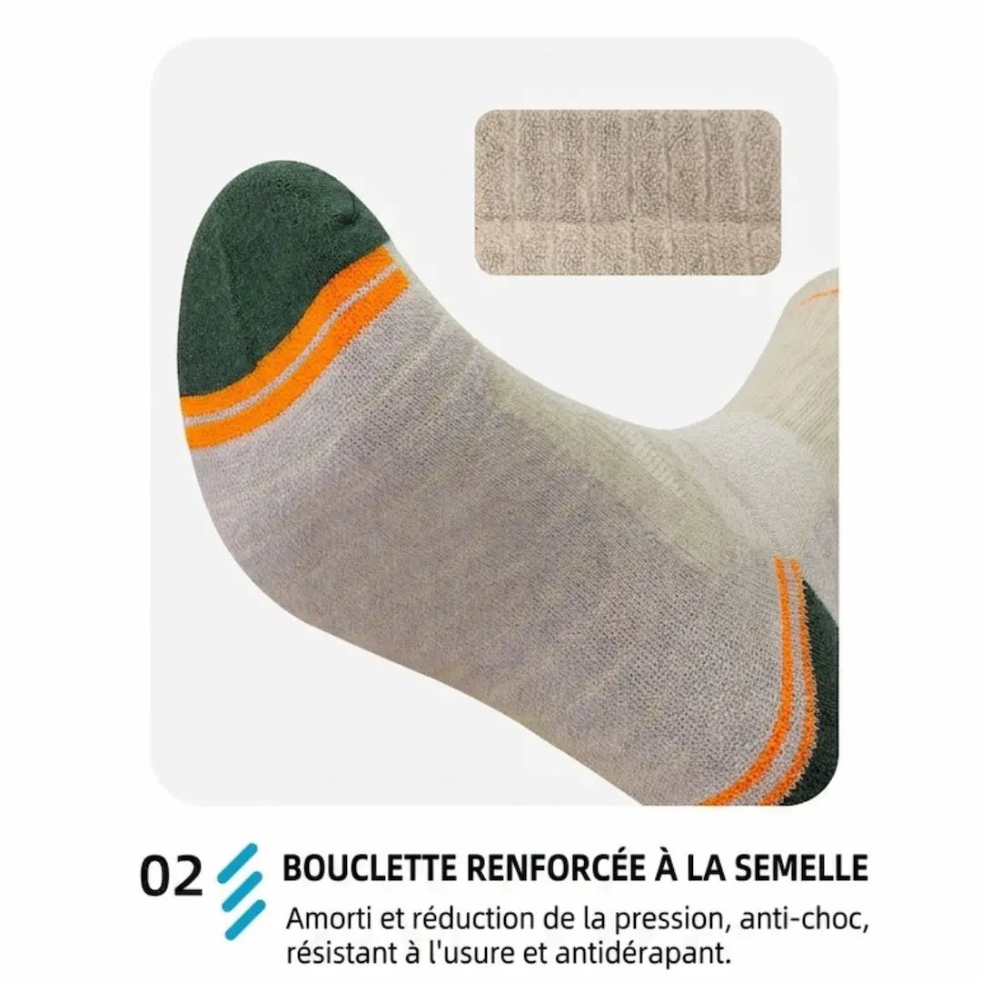 Pack de 3 Chaussettes Moto — Laine Technique, Amorties & Respirantes - LE PRATIQUE DU MOTARD