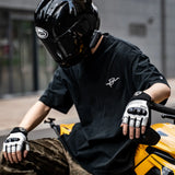 Gants Moto Mitaine Gmbiker | Coque Carbone 3D & Grip Pro - LE PRATIQUE DU MOTARD