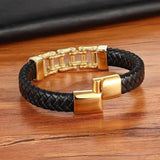 Bracelet chaine moto et cuir - Le Pratique du Motard